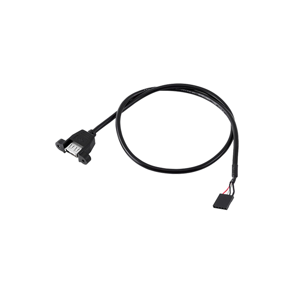 USB 2.0 1x5 핀 F 헤더 PCB 마더 보드 cable.jpg에 여성 패널 장착