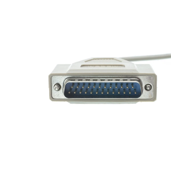 DB25 male to female extension RS232 cable