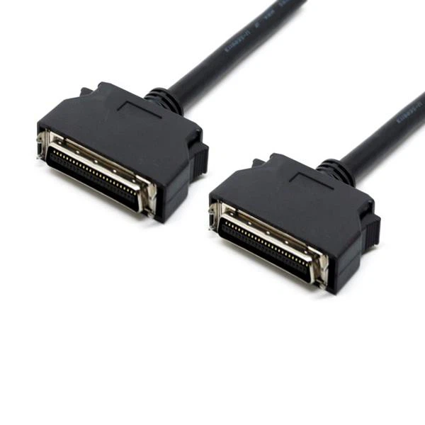 MDR 50pin cable assembly with latch clip