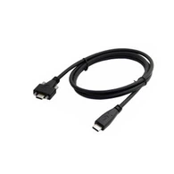 C 남성 케이블에 이중 나사 잠금 장치가있는 USB 3.1 C 남성