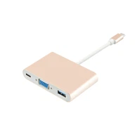 USB 3.1 유형 C VGA USB 3.0 유형 C 여성 변환기