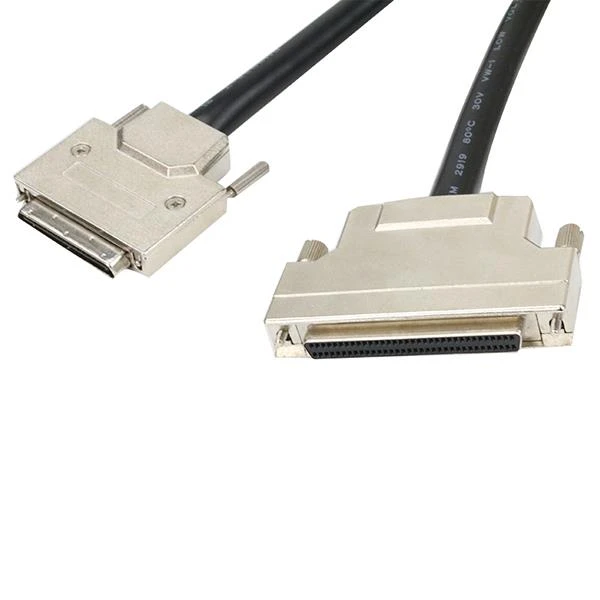 HD68 female to VHDCI 68 cable