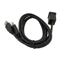 듀얼 포트 USB 2.0 스퀘어 방수 대시보드 패널 케이블